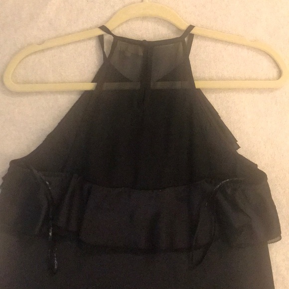 Silky black high neck top - from Aritzia - Picture 4 of 10